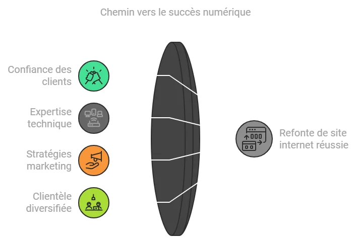 Impact de la refonte site web